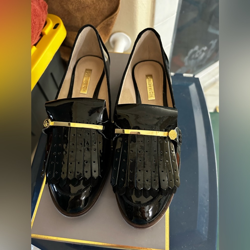 Louise et cie black loafers